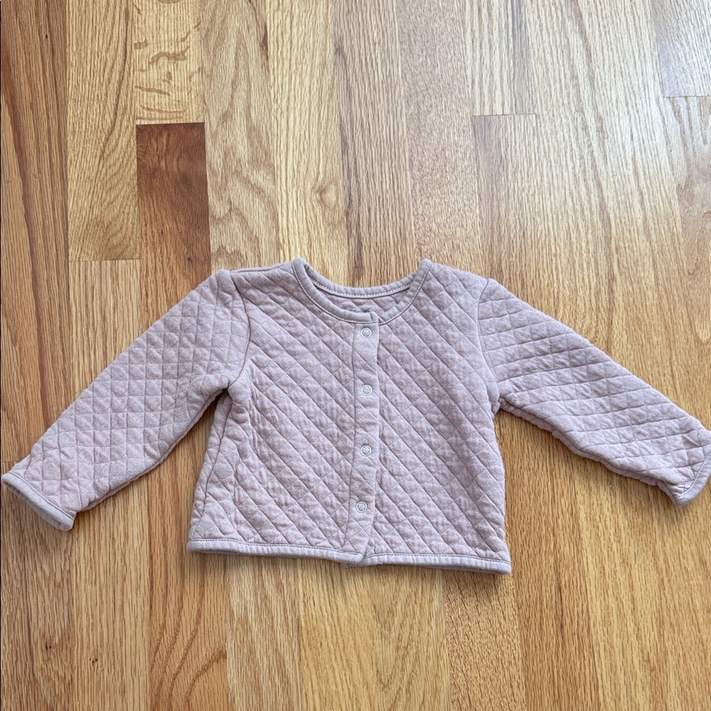 Quilted Pink Baby Jacket